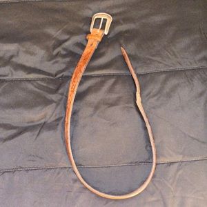 Ostrich belt